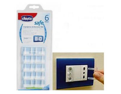 Chicco Bezpečnostní ochrana elektrických zásuvek 10 ks
