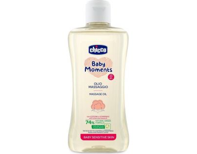 Chicco Baby Moments Sensitive Olej s přírodními složkami 200 ml
