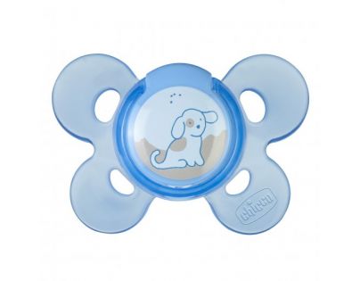 Chicco Šidítko Physio Comfort Silikonové 0-6 m modré