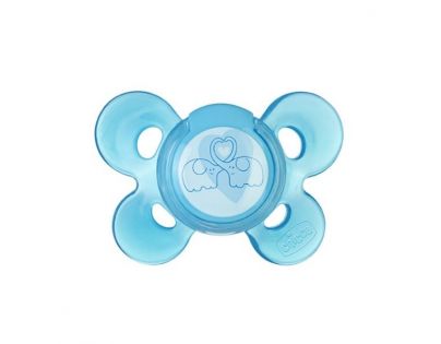 Chicco Šidítko Physio Comfort Silikonové 6-12 m modré