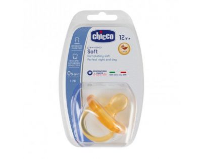 Chicco Šidítko Physio Soft celokaučukové 12 m+