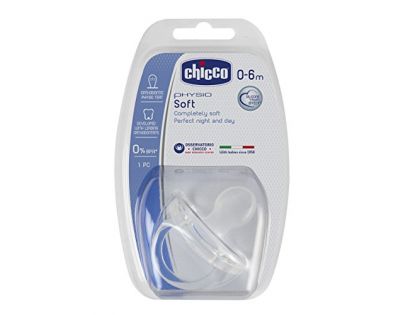 Chicco Šidítko Physio Soft celosilikonové 0-6 m+