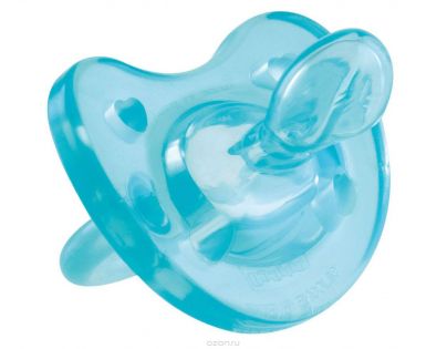 Chicco Šidítko Physio Soft celosilikónové 12 m+ zelené