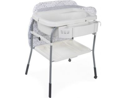 Chicco Stolek přebalovací s vaničkou Cuddle & Bubble Cool Grey