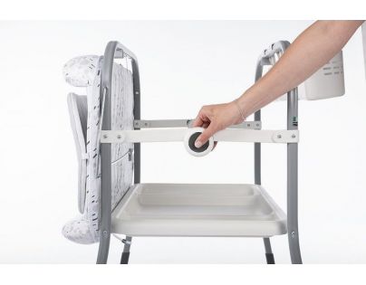 Chicco Stolek přebalovací s vaničkou Cuddle & Bubble Cool Grey