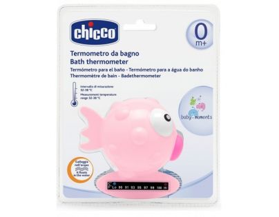 Chicco Teploměr do vody rybka - růžová