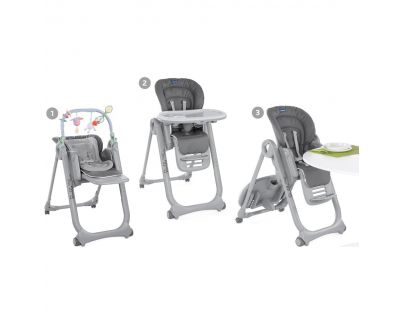 Chicco Židlička jídelní Polly Magic Relax - Anthracite