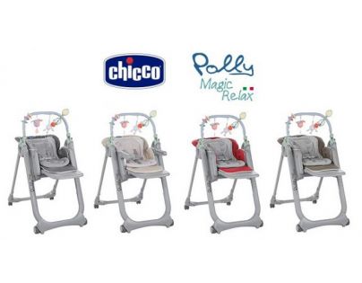 Chicco Židlička jídelní Polly Magic Relax - Anthracite
