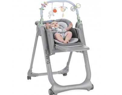 Chicco Židlička jídelní Polly Magic Relax - Dove Grey