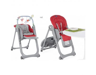 Chicco Židlička jídelní Polly Magic Relax - Red