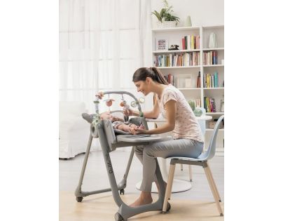 Chicco Židlička jídelní Polly Magic Relax Graphite