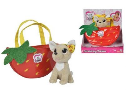 ChiChi Love Pejsek čivava Strawberry Fashion