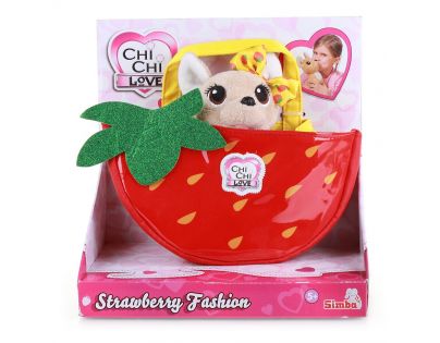 ChiChi Love Pejsek čivava Strawberry Fashion