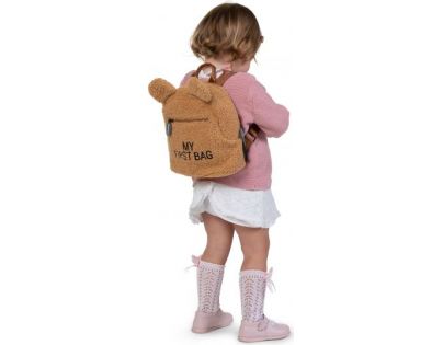 Childhome Dětský batoh My First Bag Teddy Beige