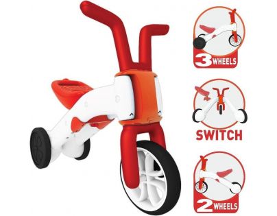 Alltoys Chillafish Odrážedlo Bunzi červené