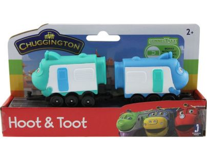 Chuggington Mašinka s vagónem Hoot&Toot