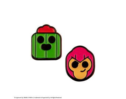 Cinereplicas Brawl Stars set pinů (Colt & Spike)