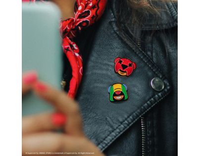 Cinereplicas Brawl Stars set pinů (Nita & Leon)