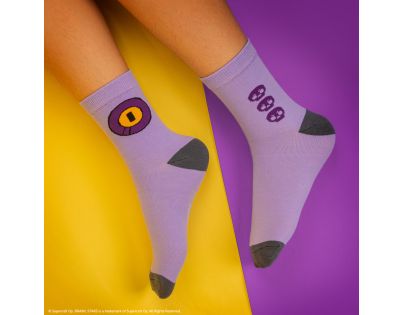 Cinereplicas Brawl Stars set ponožek (8-Bit, Rico & Mortis)