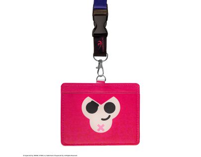 Cinereplicas Brawl Stars šňůrka na krk s pouzdrem na kartu Colt