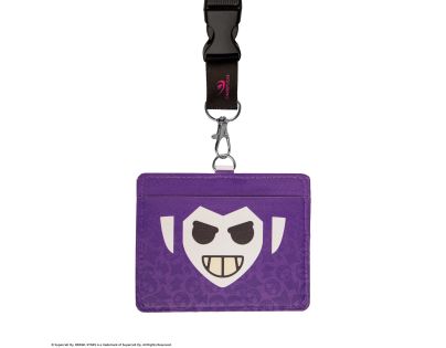 Cinereplicas Brawl Stars šňůrka na krk s pouzdrem na kartu Mortis