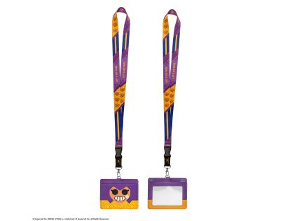 Cinereplicas Brawl Stars šňůrka na krk s pouzdrem na kartu Shelly