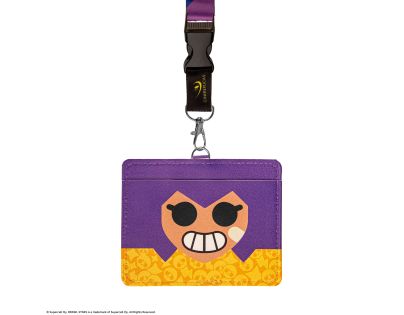 Cinereplicas Brawl Stars šňůrka na krk s pouzdrem na kartu Shelly