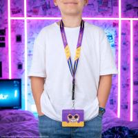 Cinereplicas Brawl Stars šňůrka na krk s pouzdrem na kartu Shelly 3