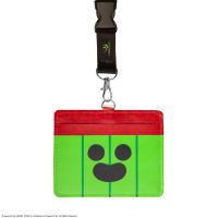 Cinereplicas Brawl Stars šňůrka na krk s pouzdrem na kartu Spike 2