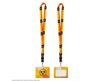 Cinereplicas Brawl Stars šňůrka na krk s pouzdrem na kartu Starr Drop