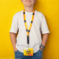 Cinereplicas Brawl Stars šňůrka na krk s pouzdrem na kartu Starr Drop 3