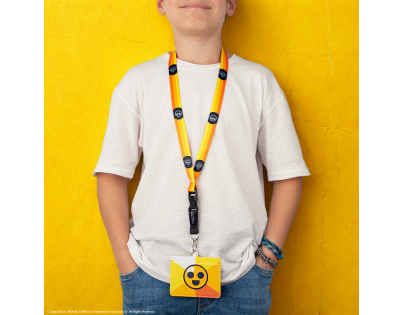 Cinereplicas Brawl Stars šňůrka na krk s pouzdrem na kartu Starr Drop