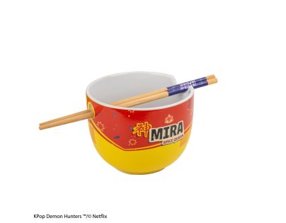 Cinereplicas K-pop Demon Hunters ramen miska s hůlkami Mira Spice Queen