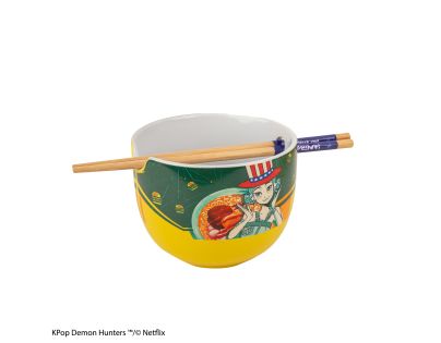 Cinereplicas K-pop Demon Hunters ramen miska s hůlkami Zoey Hamburger