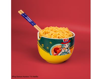 Cinereplicas K-pop Demon Hunters ramen miska s hůlkami Zoey Hamburger