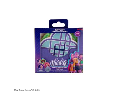 Cinereplicas K-pop Demon Hunters set 4 podtácků Huntrix