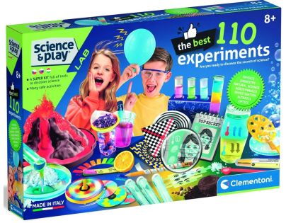 Clementoni 110 nejlepších experimentů  vědecká sada