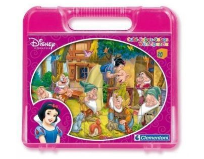 Clementoni Disney Sněhurka Kostky v kufříku 20k