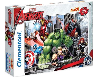 Clementoni Puzzle Supercolor maxi Avengers 104 dílků