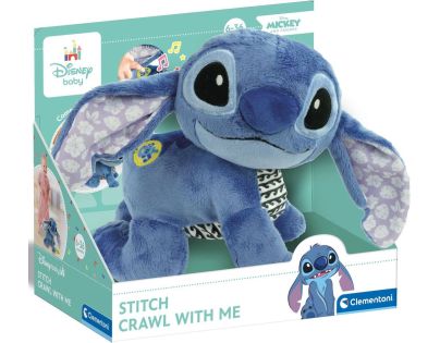 Clementoni Baby Interaktivní plyšový Stitch lezoucí