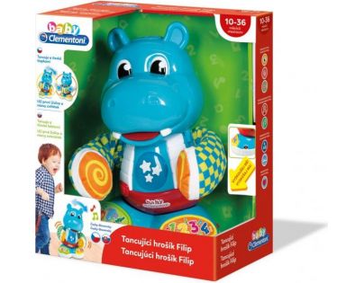 Clementoni Baby Interaktivní tancující hroch Filip
