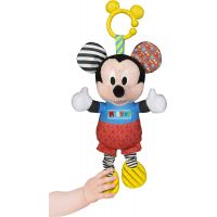 Clementoni Baby Mickey plyšový se zvuky a úchytem 25cm 2