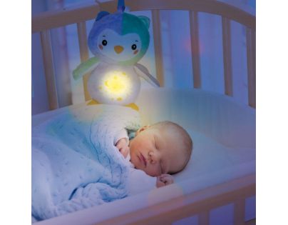 Clementoni Baby Plyšová sova se světlem
