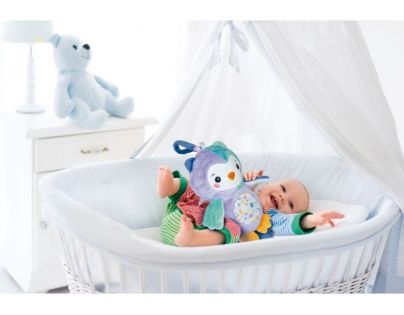 Clementoni Baby Plyšová sova se světlem