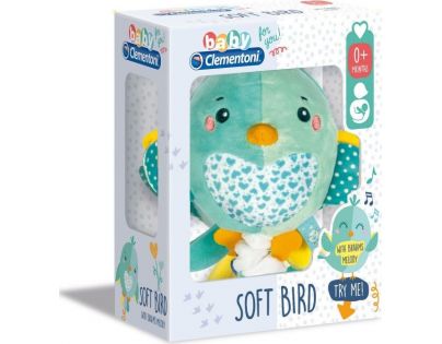 Clementoni Baby Plyšová zvonkohra ptáček