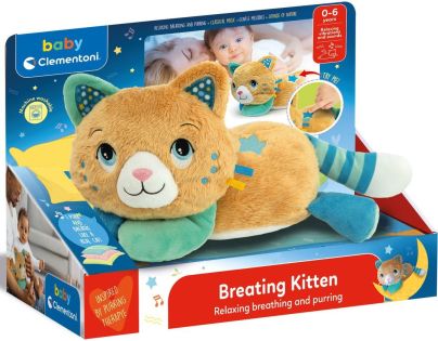 Clementoni Baby Relaxační plyšové kotě