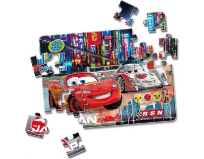 Clementoni Cars Puzzle Supercolor Auta 2 x 20 dílků