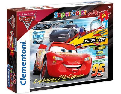 Clementoni Cars Puzzle Supercolor Maxi 24 dílků