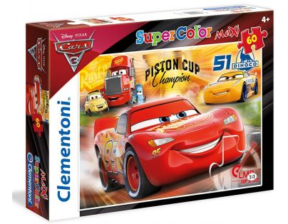 Clementoni Cars Puzzle Supercolor Maxi 60 dílků