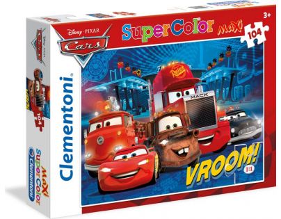 Clementoni Cars Supercolor Puzzle Maxi 104 dílků